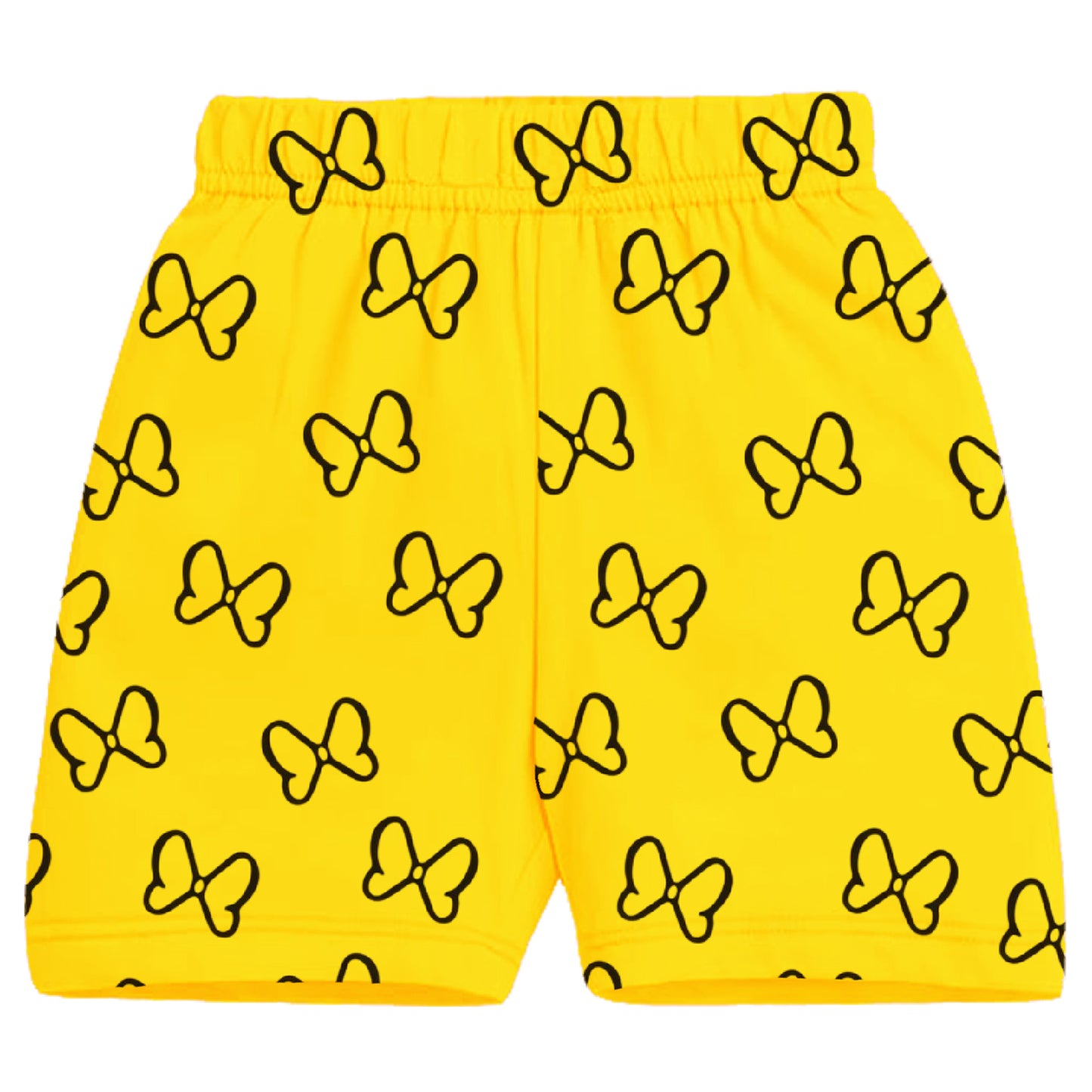 Kuchipoo Girls Cotton All Over Printed Shorts | Soft Elastic Waist Casual, Playwear & Nightwear Shorts | Bright Multicolor Graphic Prints - Pack of 8
