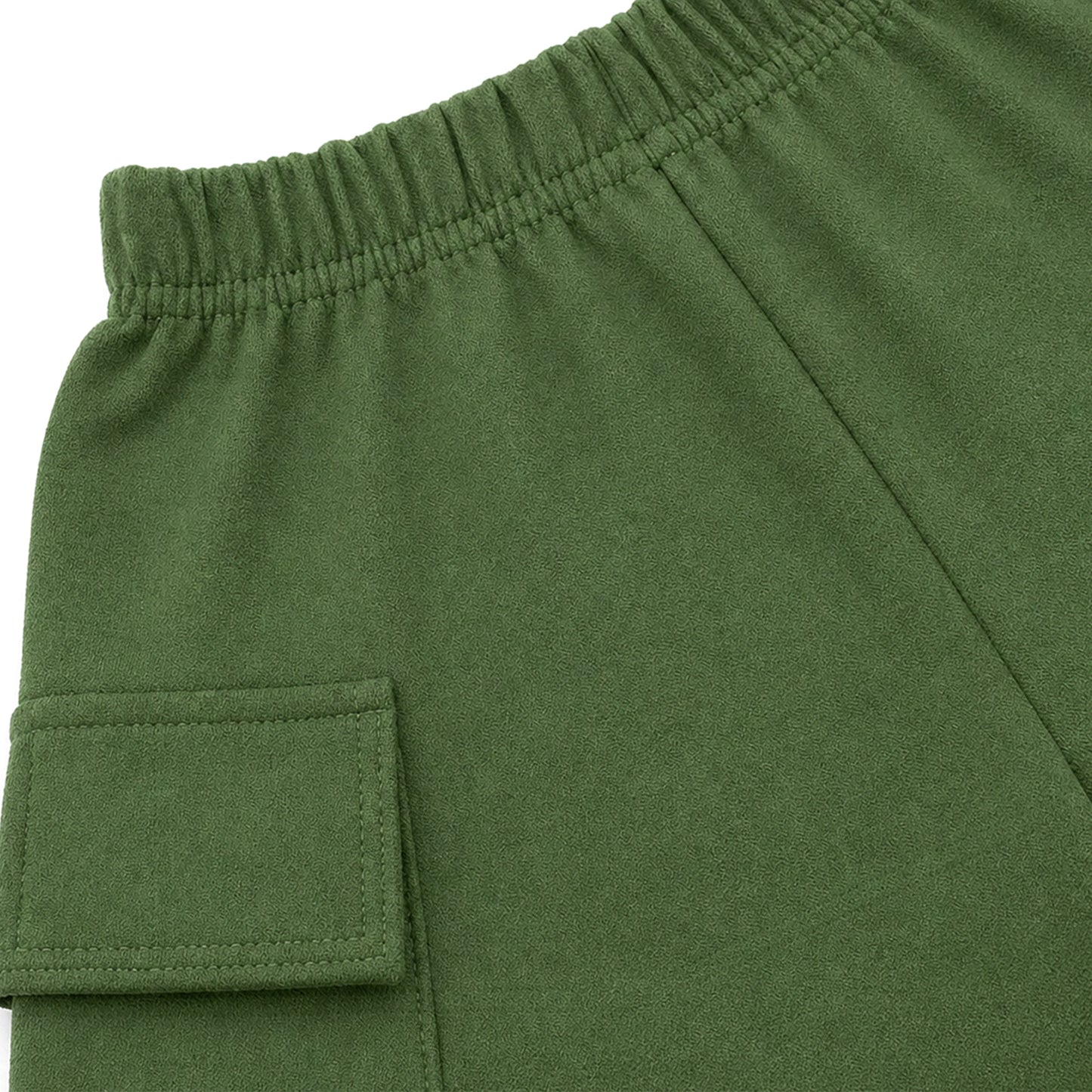 Kuchipoo Boys Cotton Cargo Shorts | Elastic Waistband | Double Pocket Shorts | Summer Casual Wear for Kids | Pack of 3 (Copy)