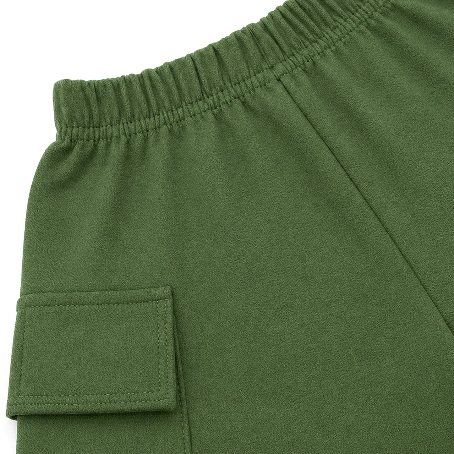 Kuchipoo Boys Cotton Cargo Shorts | Elastic Waistband | Double Pocket Shorts | Summer Casual Wear for Kids | Pack of 3