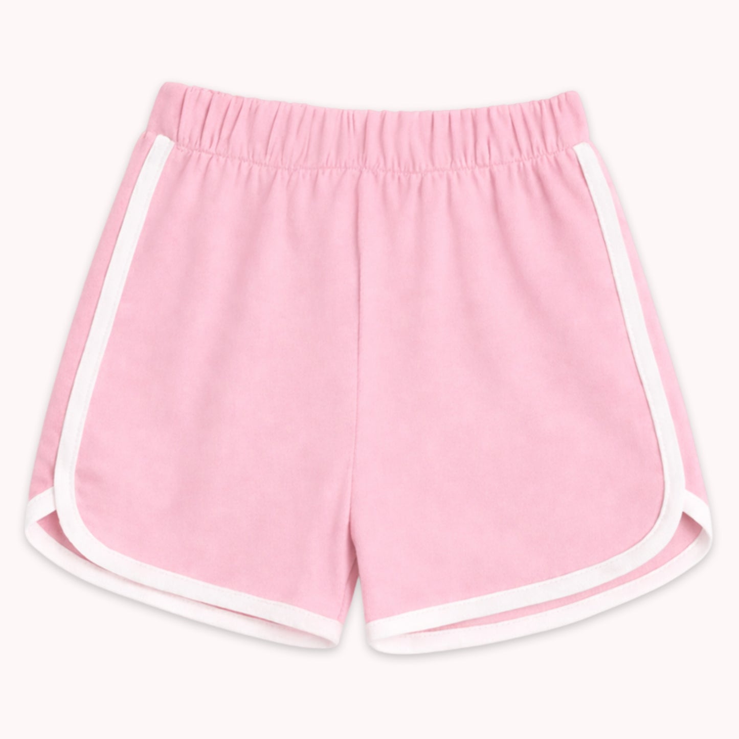 Kuchipoo Girls Cotton Solid Shorts | Soft & Breathable Fabric | Elastic Waist | Casual Summer Wear | Pack of 4