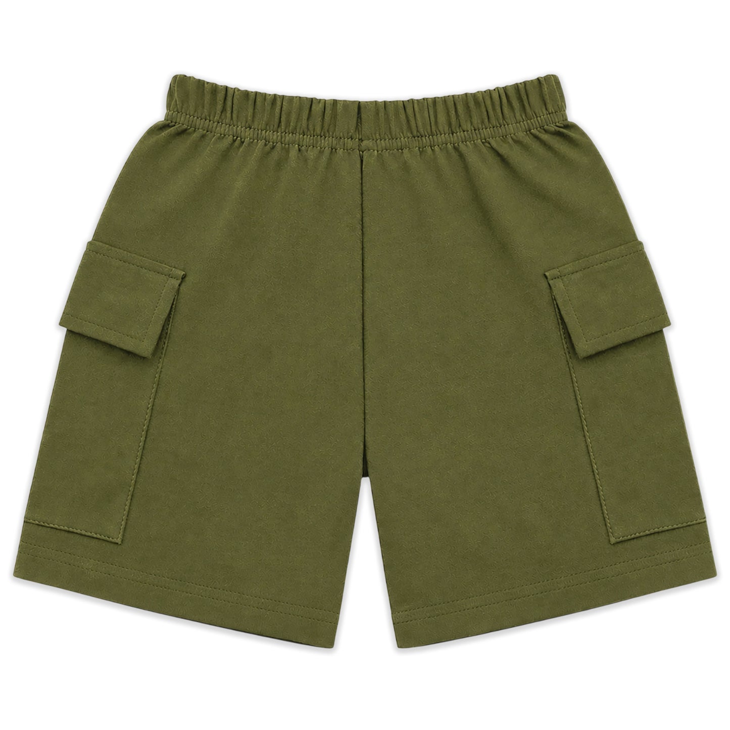 Kuchipoo Boys Cotton Cargo Shorts | Elastic Waistband | Double Pocket Shorts | Summer Casual Wear for Kids- Pack of 5