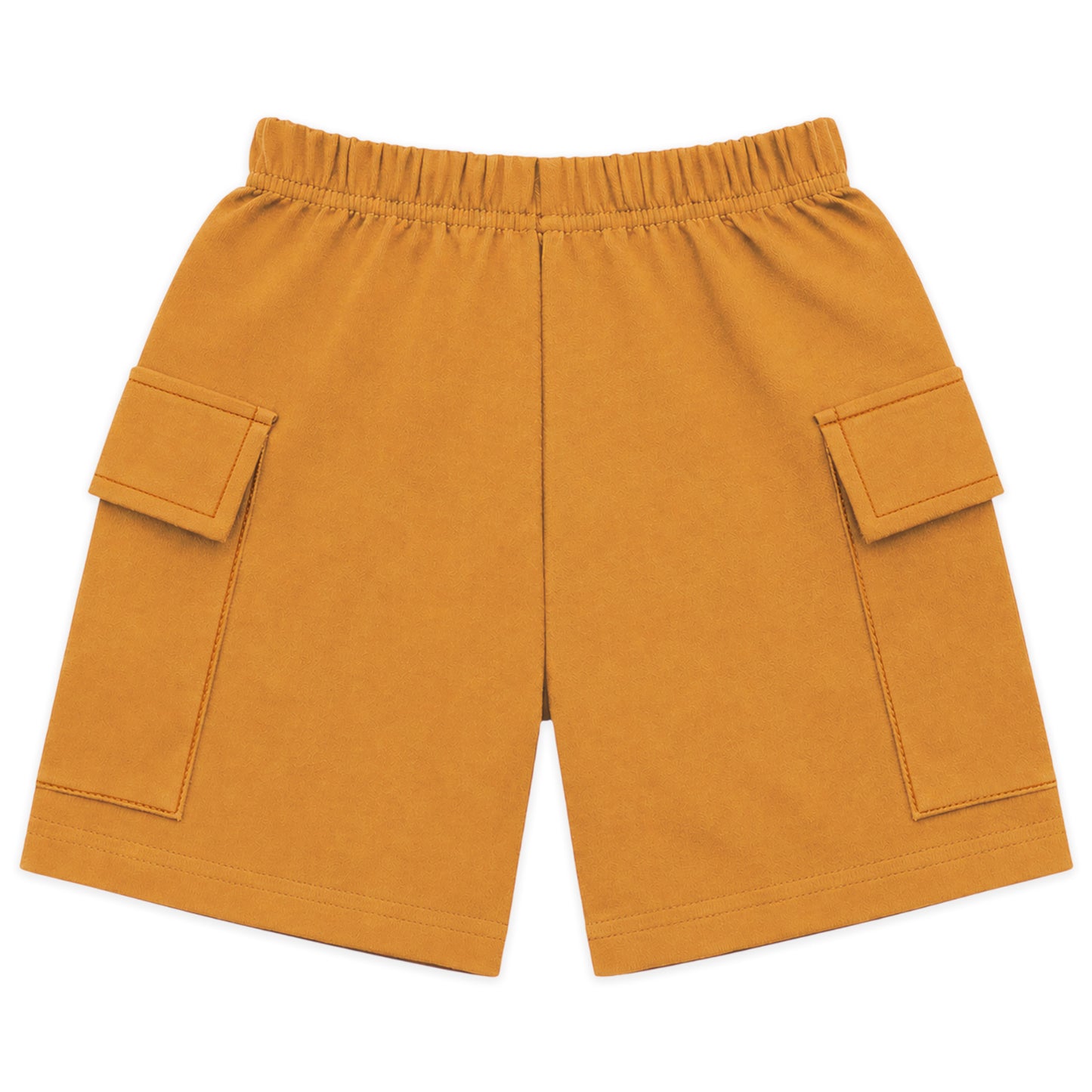 Kuchipoo Boys Cotton Cargo Shorts | Elastic Waistband | Double Pocket Shorts | Summer Casual Wear for Kids- Pack of 5