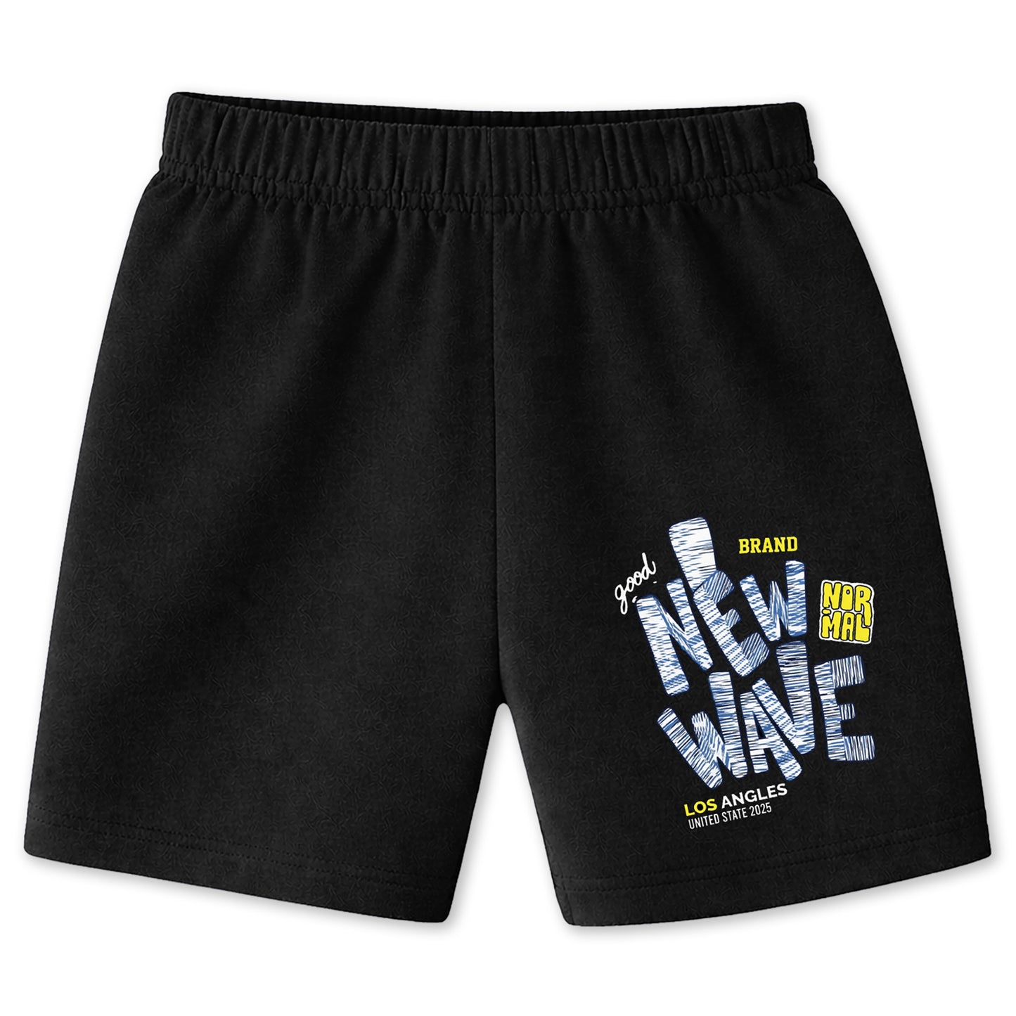Kuchipoo Boys Cotton Printed Shorts | Elastic Waist | Summer Wear Shorts for Kids - Pack of 5
