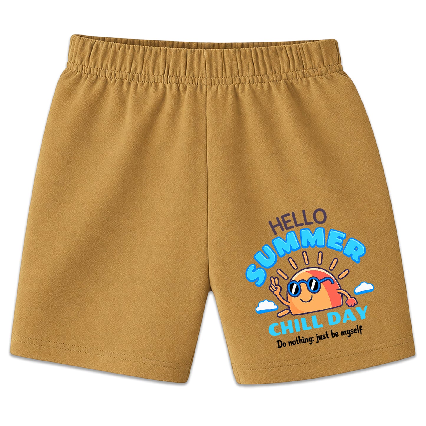 Kuchipoo Boys Cotton Printed Shorts | Elastic Waist | Summer Wear Shorts for Kids - Pack of 5
