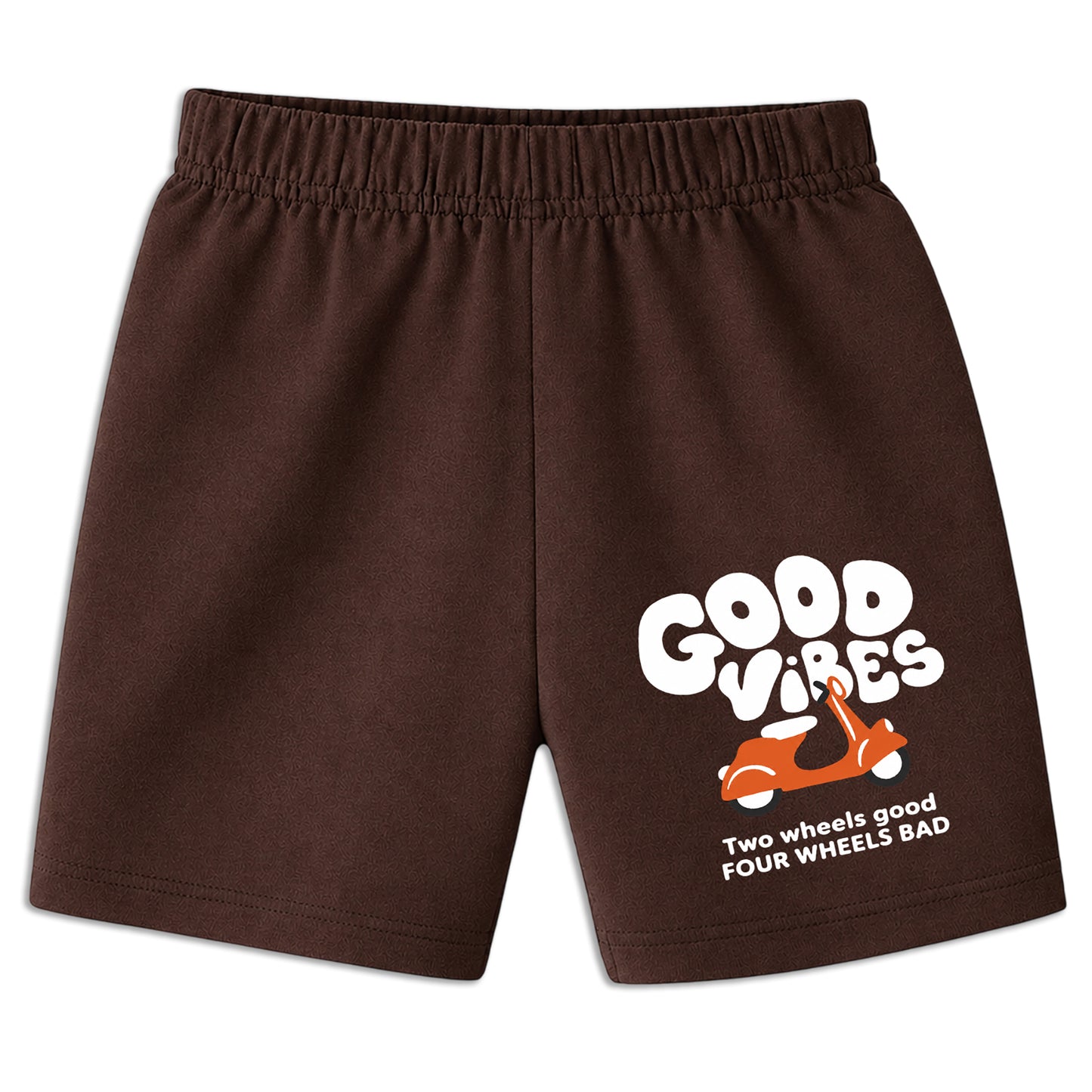 Kuchipoo Boys Cotton Printed Shorts | Elastic Waist | Summer Wear Shorts for Kids - Pack of 5