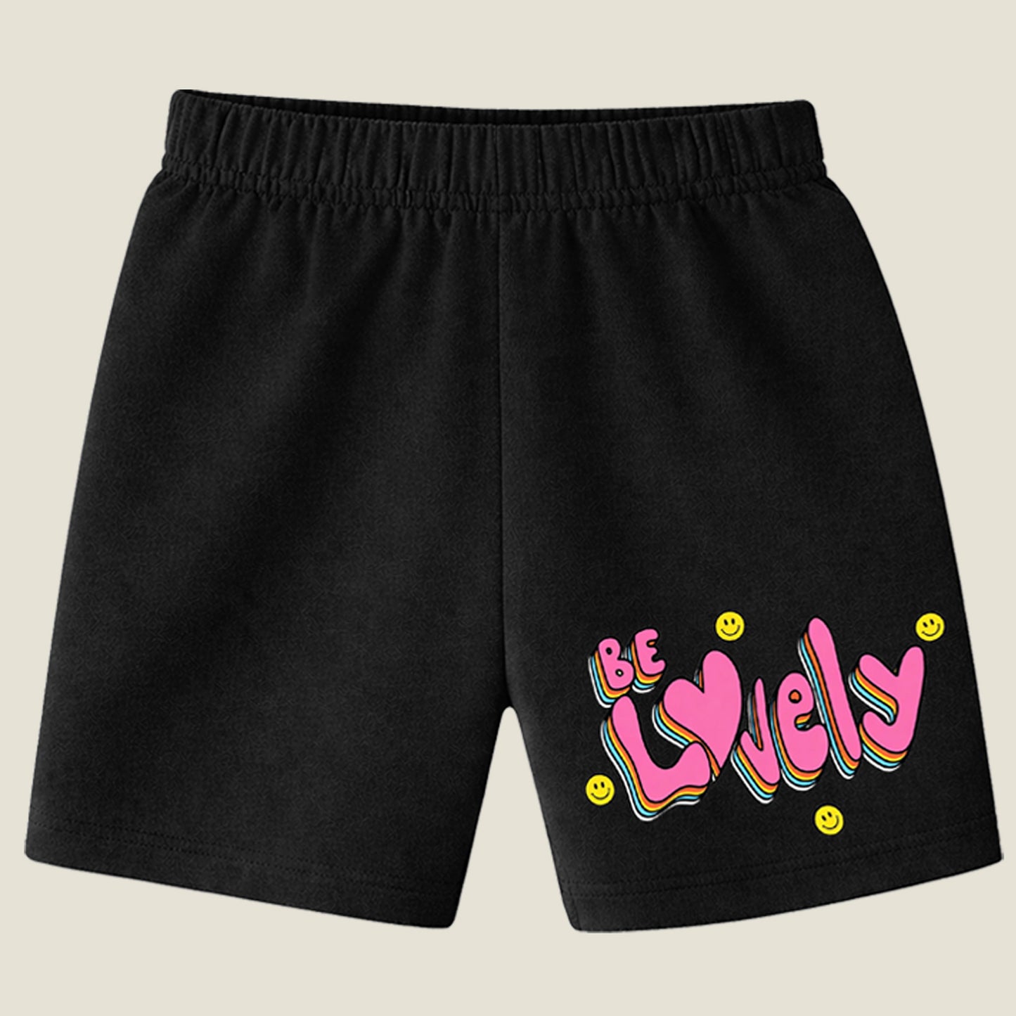 Kuchipoo Girls Cotton Printed Shorts | Elastic Waist | Summer Wear Shorts for Kids | Pack of 5