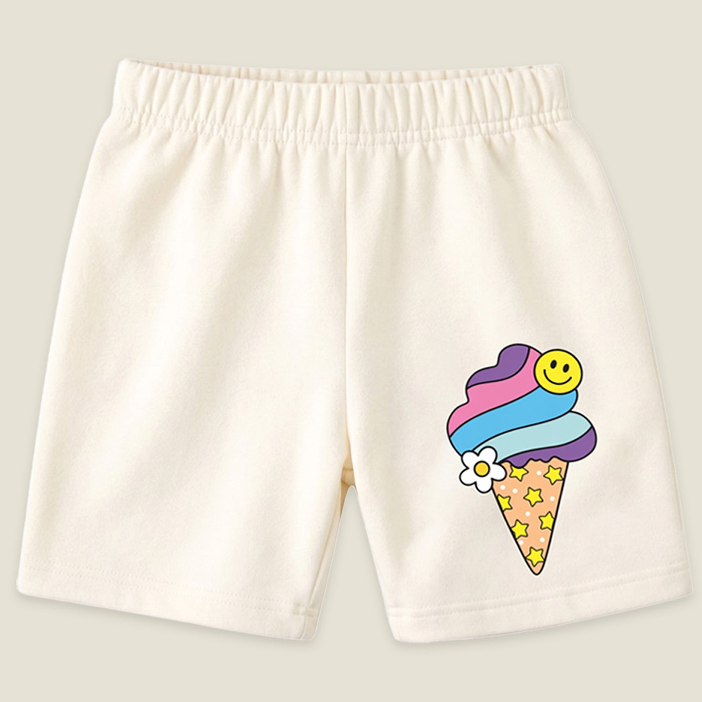 Kuchipoo Girls Cotton Printed Shorts | Elastic Waist | Summer Wear Shorts for Kids | Pack of 5