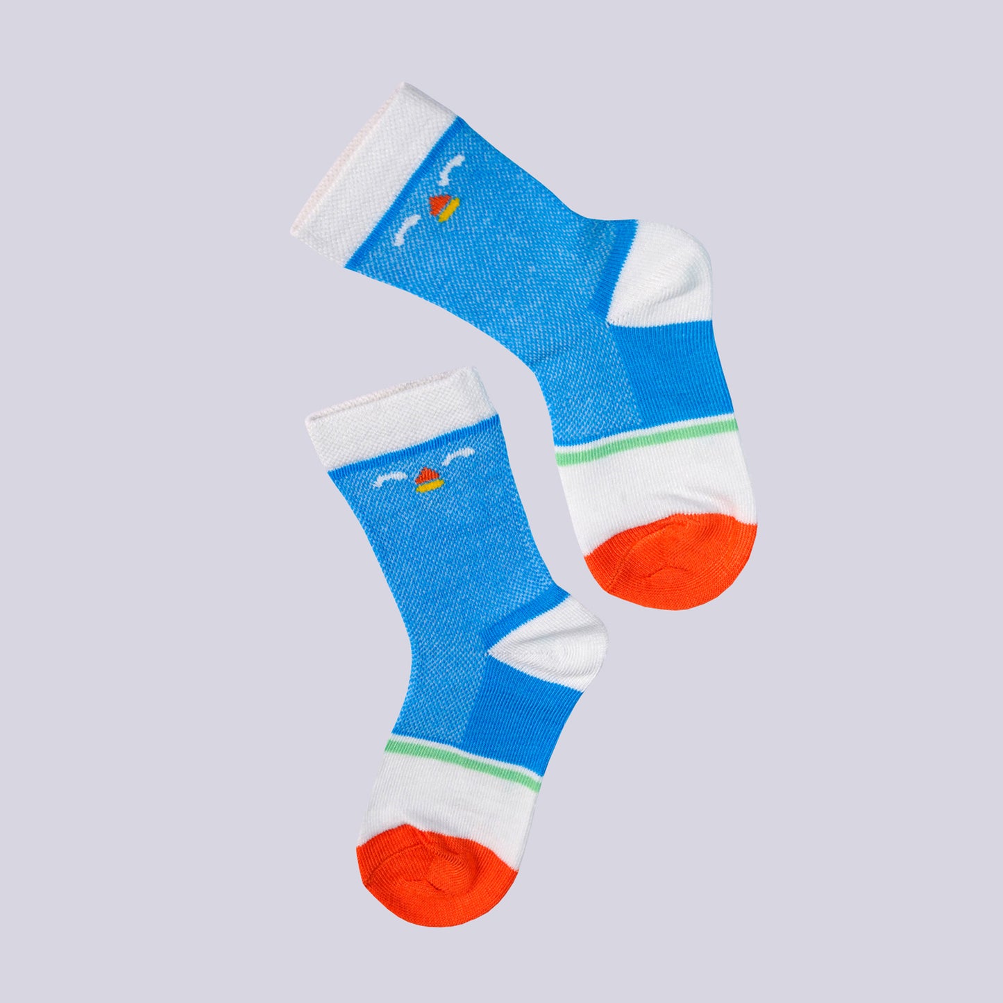 Kuchipoo Kids 100% Cotton Socks - Pack of 6