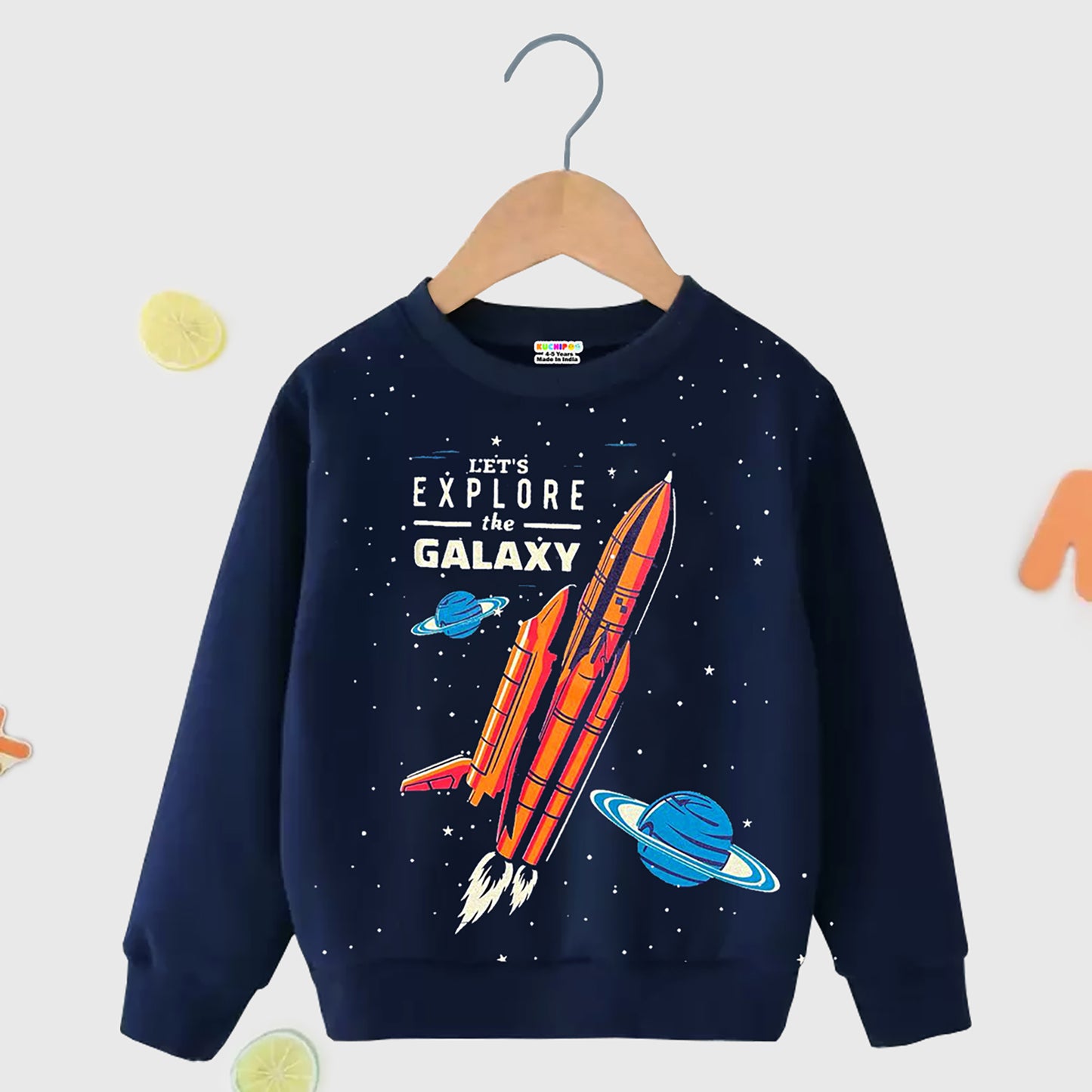 Kuchipoo Boys Winterwear Sweatshirt