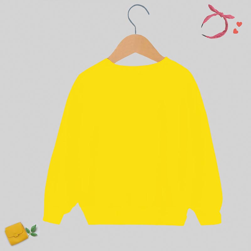 Kuchipoo Girls Winterwear Sweatshirt