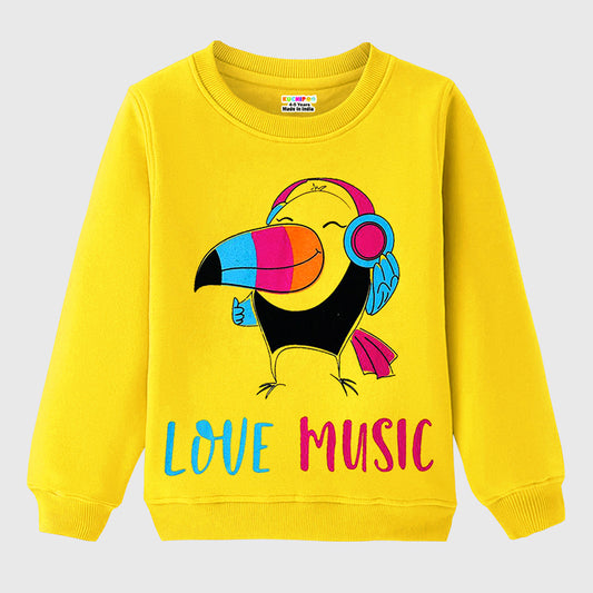 Kuchipoo Girls Regular Fit Sweatshirt