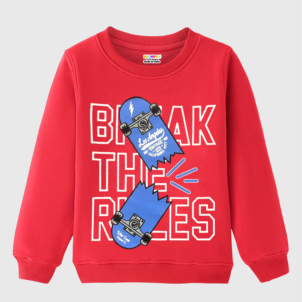 Kuchipoo Boys Winterwear Sweatshirt