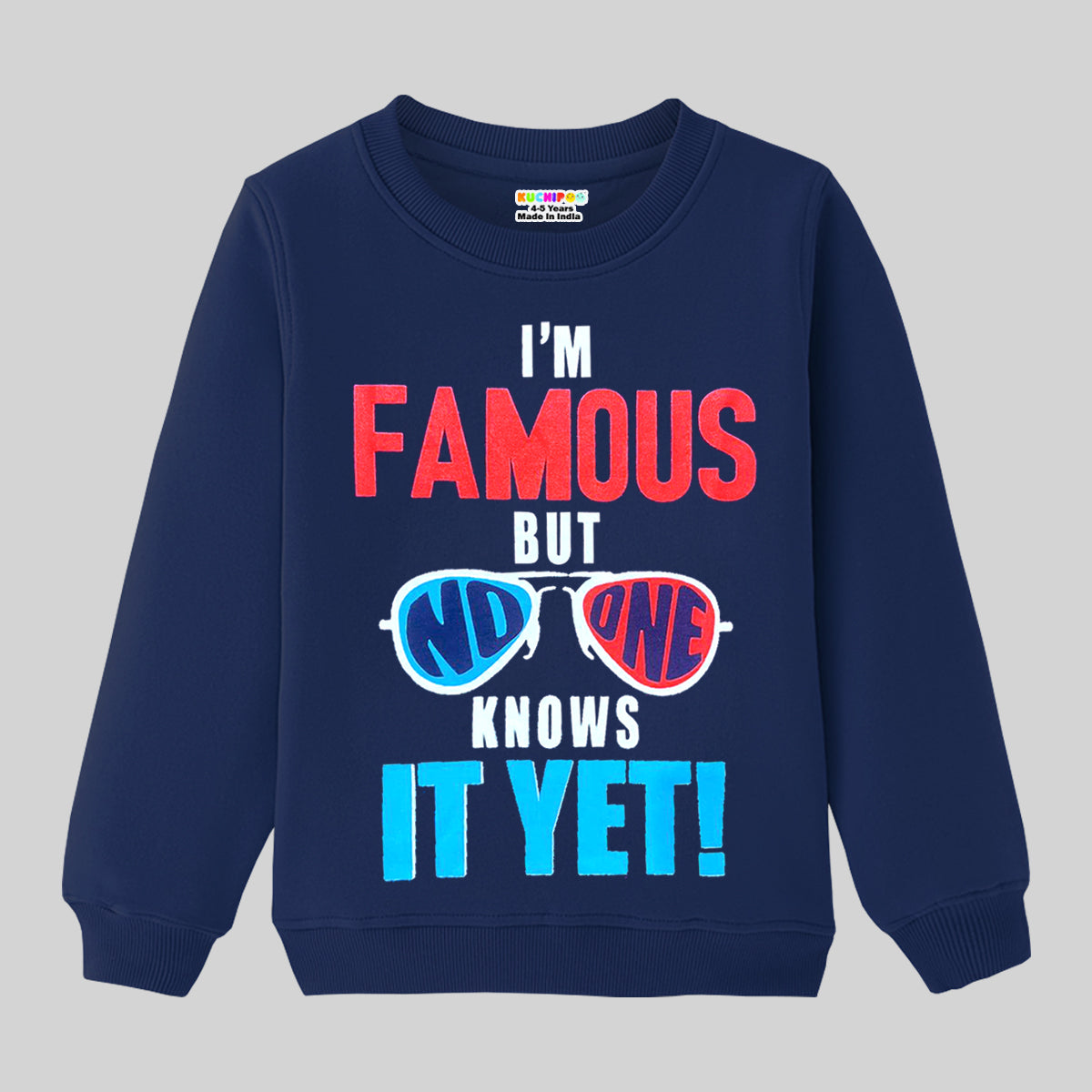 Kuchipoo Boys Winterwear Sweatshirt