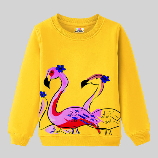 Kuchipoo Girls Winterwear Sweatshirt