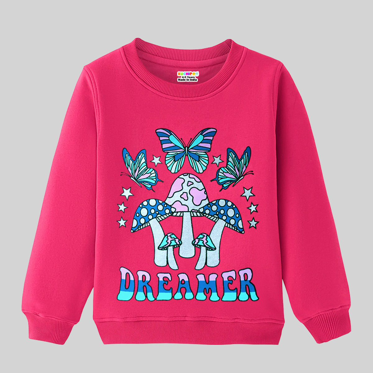 Kuchipoo Girls Winterwear Sweatshirt
