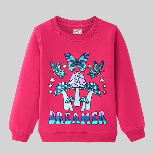 Kuchipoo Girls Winterwear Sweatshirt