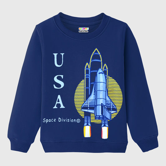 Kuchipoo Boys Winterwear Sweatshirt