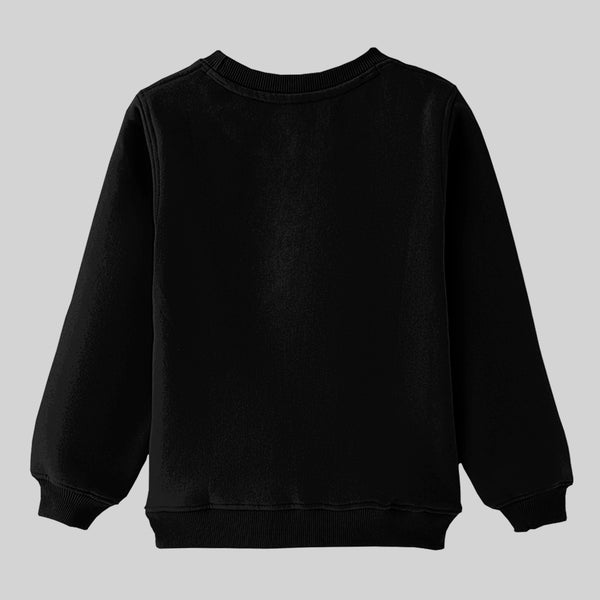 Boys plain black sweatshirt best sale