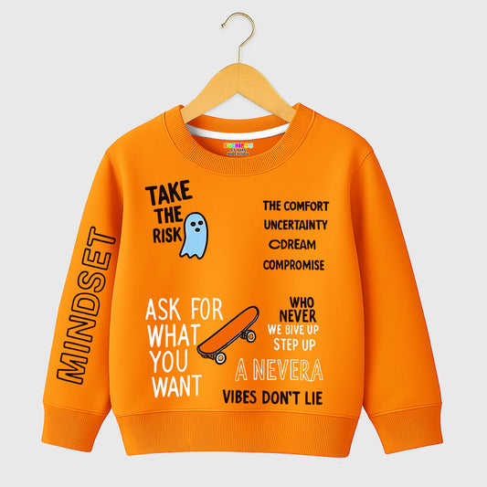 Kuchipoo Boys Regular Fit Winterwear Sweatshirt