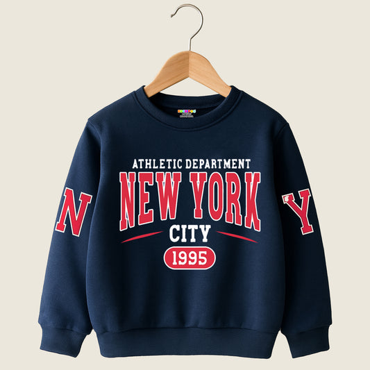 Kuchipoo Boys Regular Fit Winterwear Sweatshirt