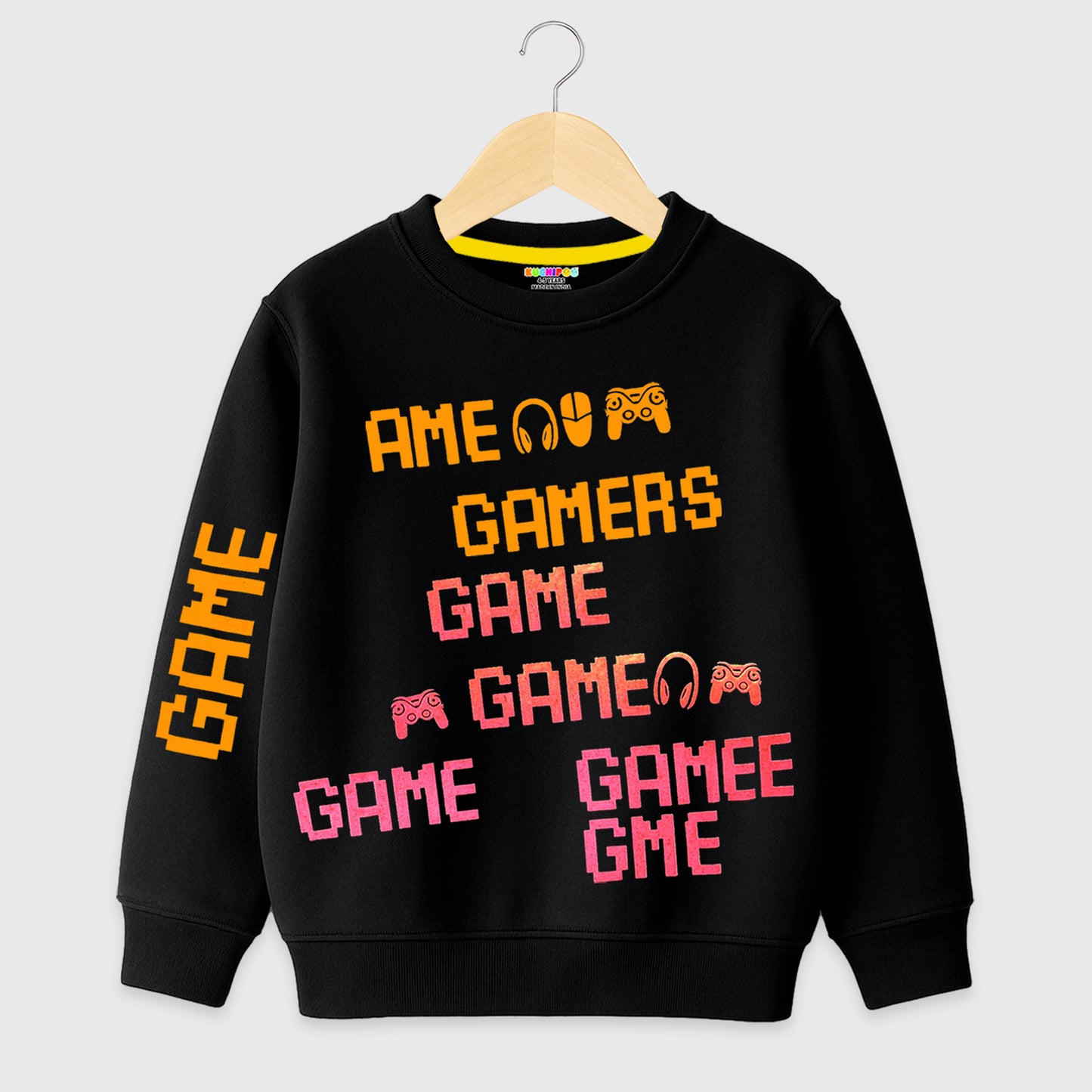 Kuchipoo Boys Regular Fit Winterwear Sweatshirt