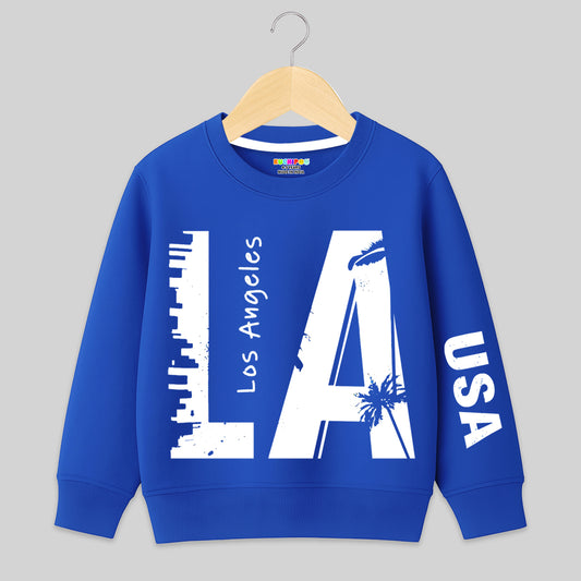 Kuchipoo Boys Regular Fit Winterwear Sweatshirt