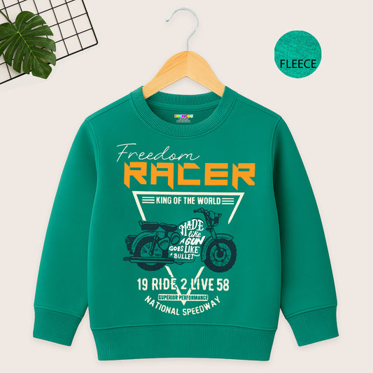 Kuchipoo Boys Regular Fit Winterwear Sweatshirt