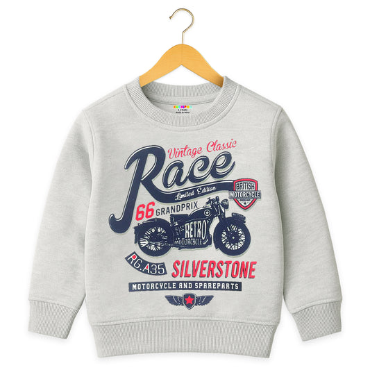 Kuchipoo Boys Regular Fit Winterwear Sweatshirt