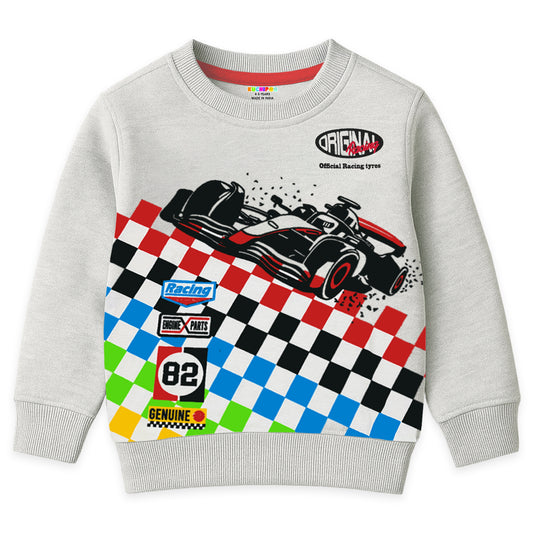 Kuchipoo Boys Regular Fit Winterwear Sweatshirt