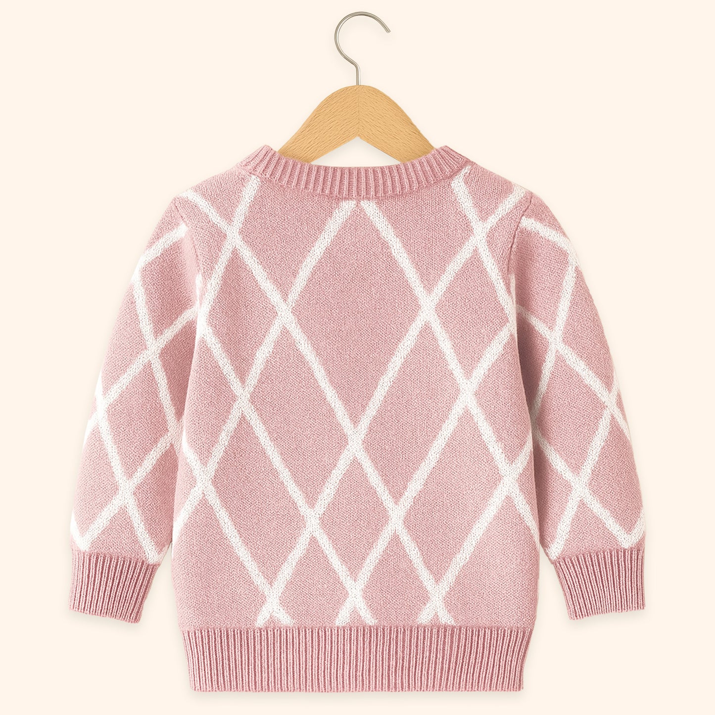 Kuchipoo Girls' Winter Wear Knitted Sweater | Full Sleeves Warm Pullover|