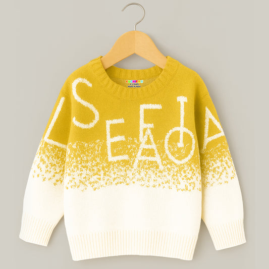 Kuchipoo Girls' Winter Wear Knitted Sweater | Full Sleeves Warm Pullover | Casual & Stylish Kids' Jumper