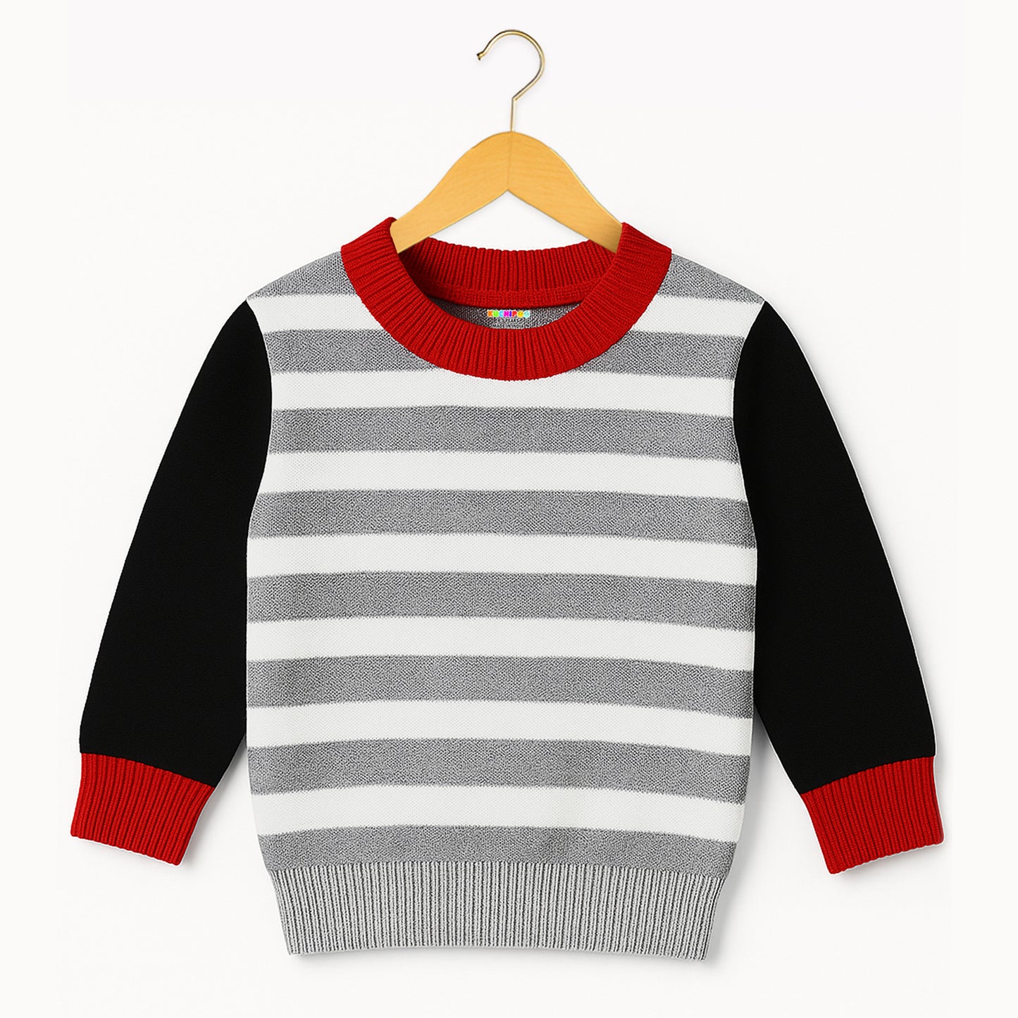 Kuchipoo Boys' Winter Wear Knitted Sweater | Full Sleeves Warm Pullover | Casual & Stylish Kids' Jumper