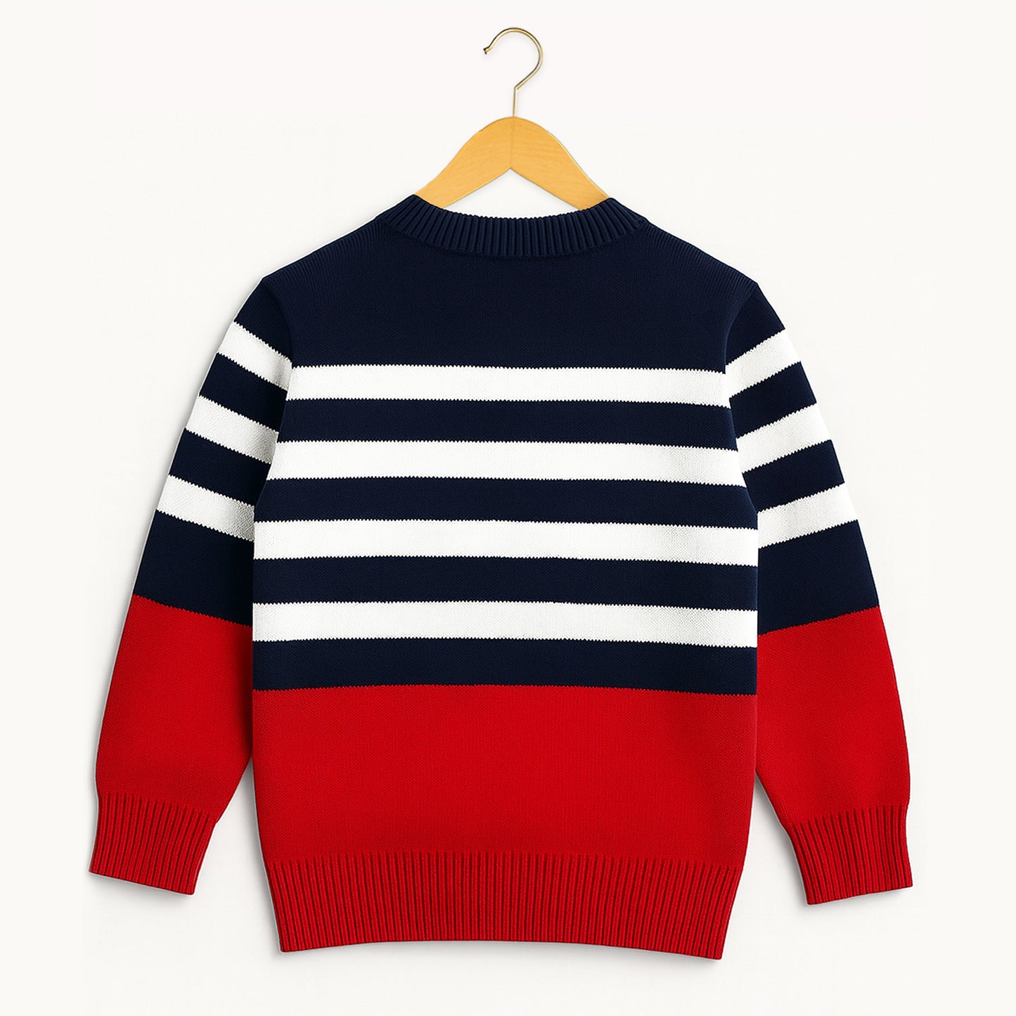 Kuchipoo Boys' Winter Wear Knitted Sweater | Full Sleeves Warm Pullover | Casual & Stylish Kids' Jumper