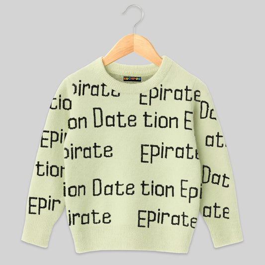 Kuchipoo Girls' Winter Wear Knitted Sweater | Full Sleeves Warm Pullover | Casual & Stylish Kids' Jumper