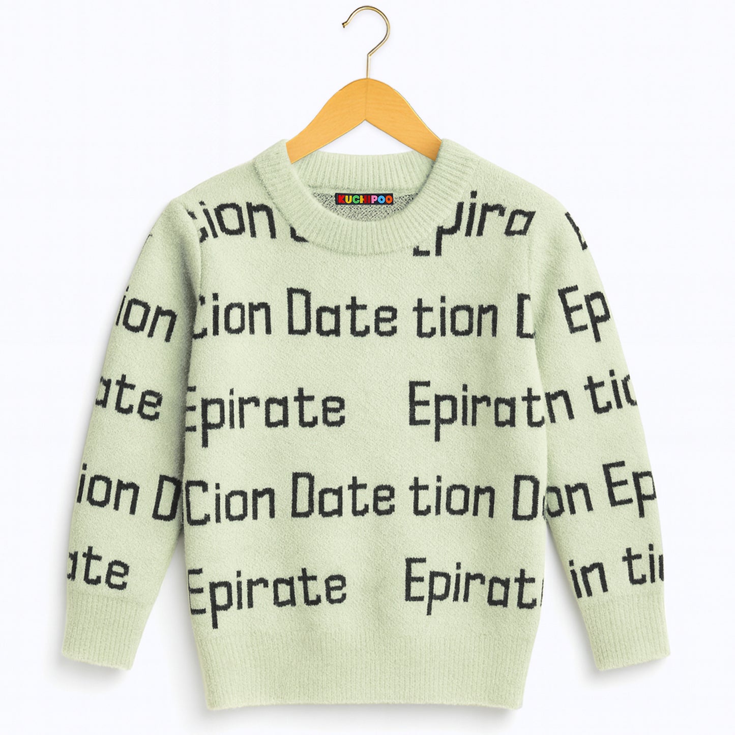 Kuchipoo Girls' Winter Wear Knitted Sweater | Full Sleeves Warm Pullover | Casual & Stylish Kids' Jumper