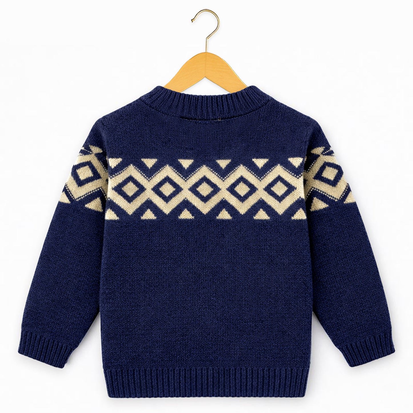 KUCHIPOO Boys' Winter Wear Knitted Sweater | Full Sleeves Warm Pullover | Casual & Stylish Kids' Jumper