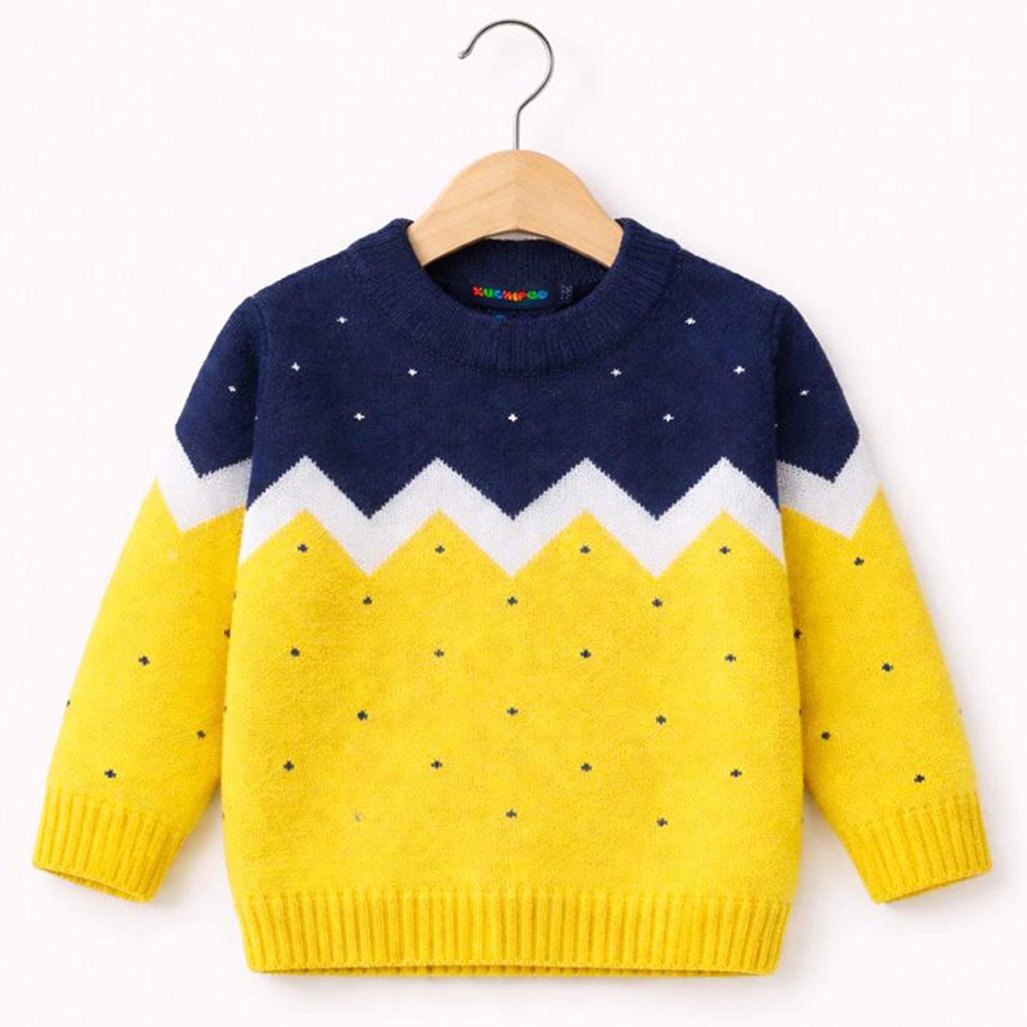 KUCHIPOO Boys' Winter Wear Knitted Sweater | Full Sleeves Warm Pullover | Casual & Stylish Kids' Jumper
