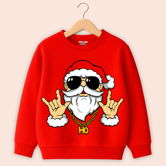 KUCHIPOO Boys and Girls Santa Claus Sweatshirt