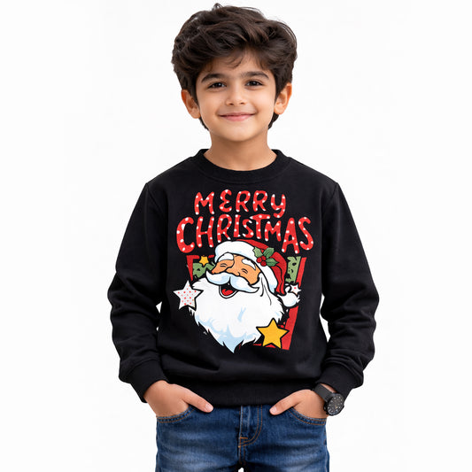 KUCHIPOO Boys and Girls Santa Claus Sweatshirt