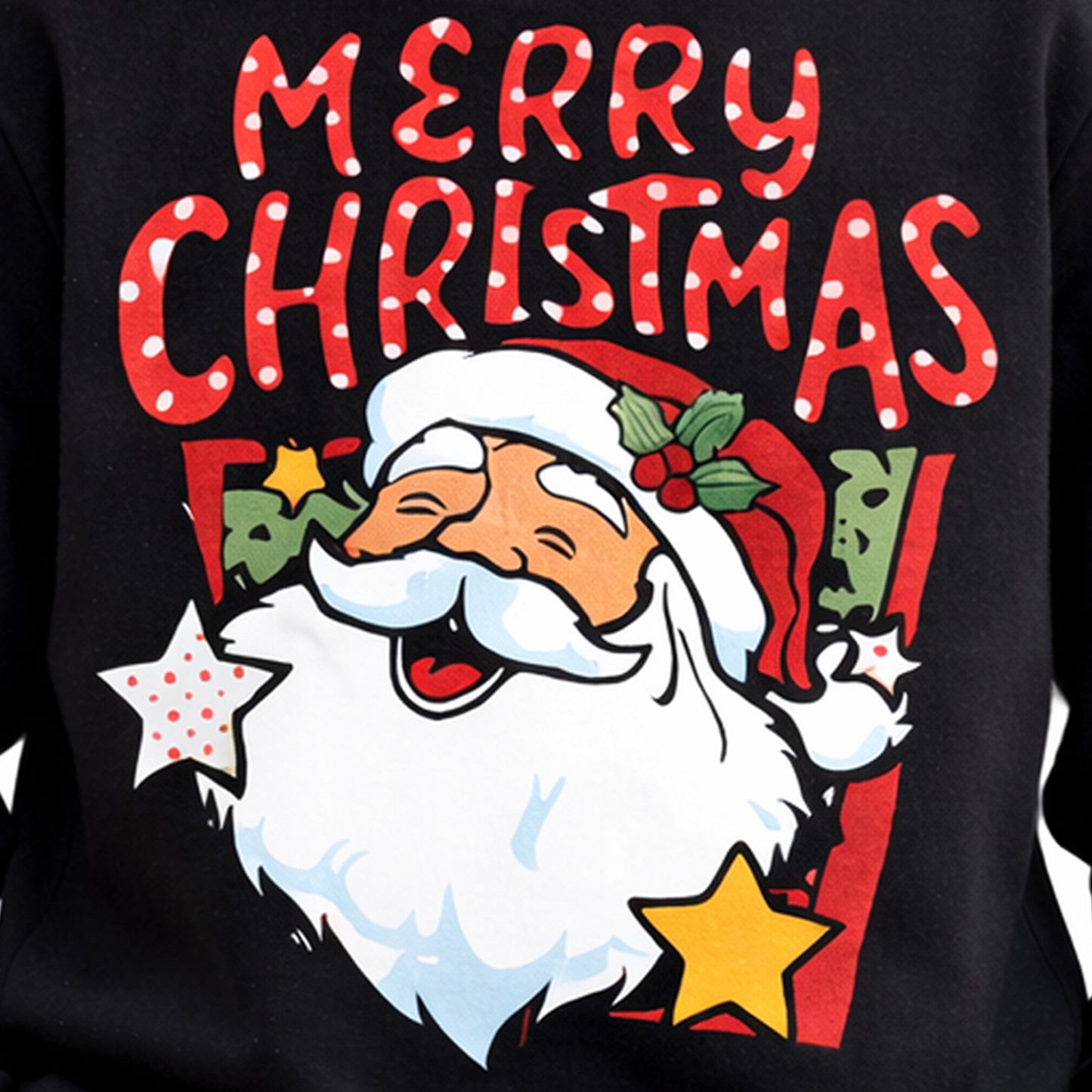 KUCHIPOO Boys and Girls Santa Claus Sweatshirt