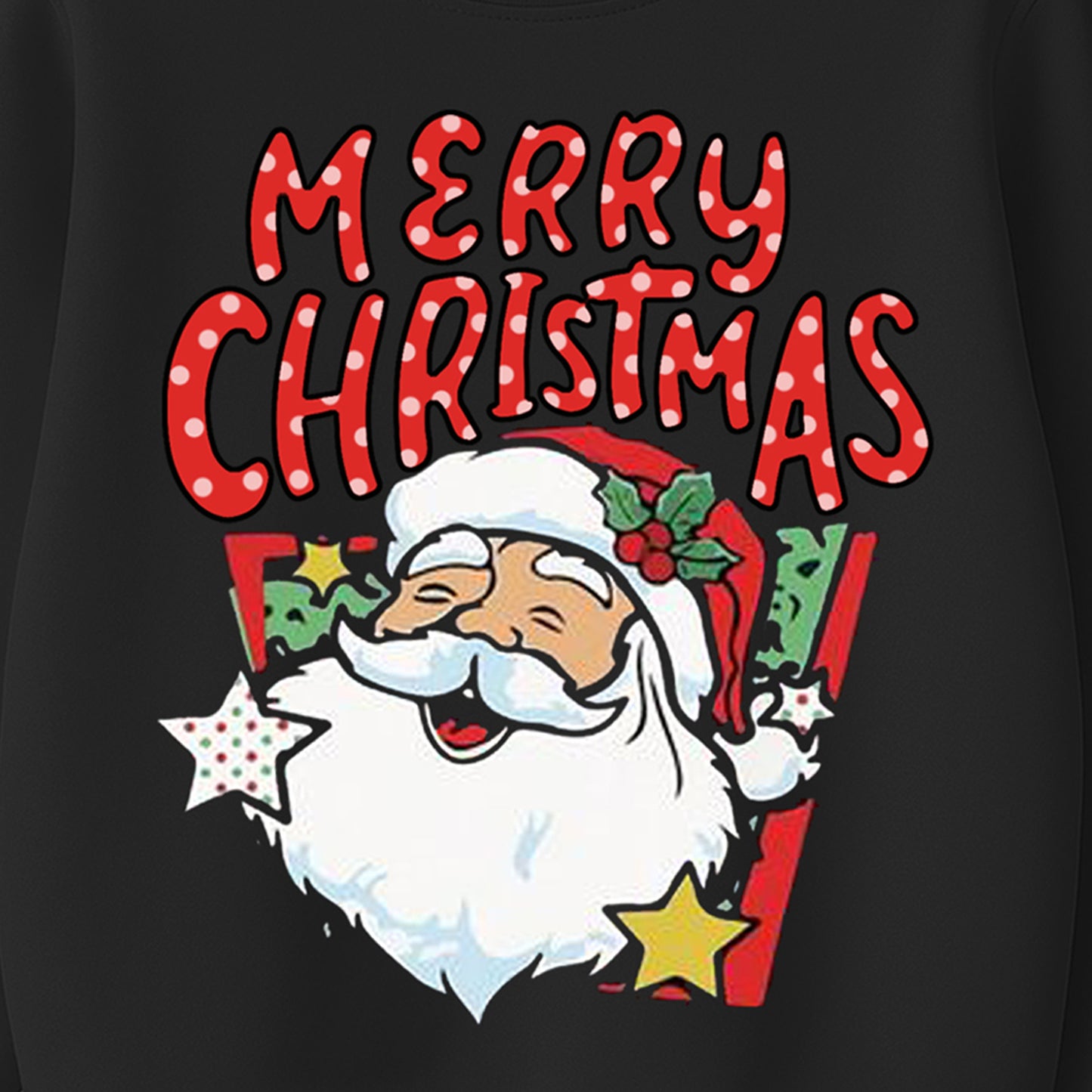 KUCHIPOO Boys and Girls Santa Claus Sweatshirt