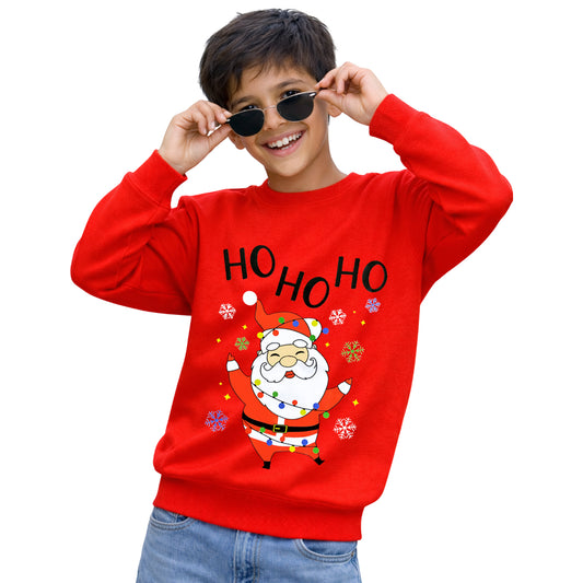 KUCHIPOO Boys and Girls Santa Claus Sweatshirt