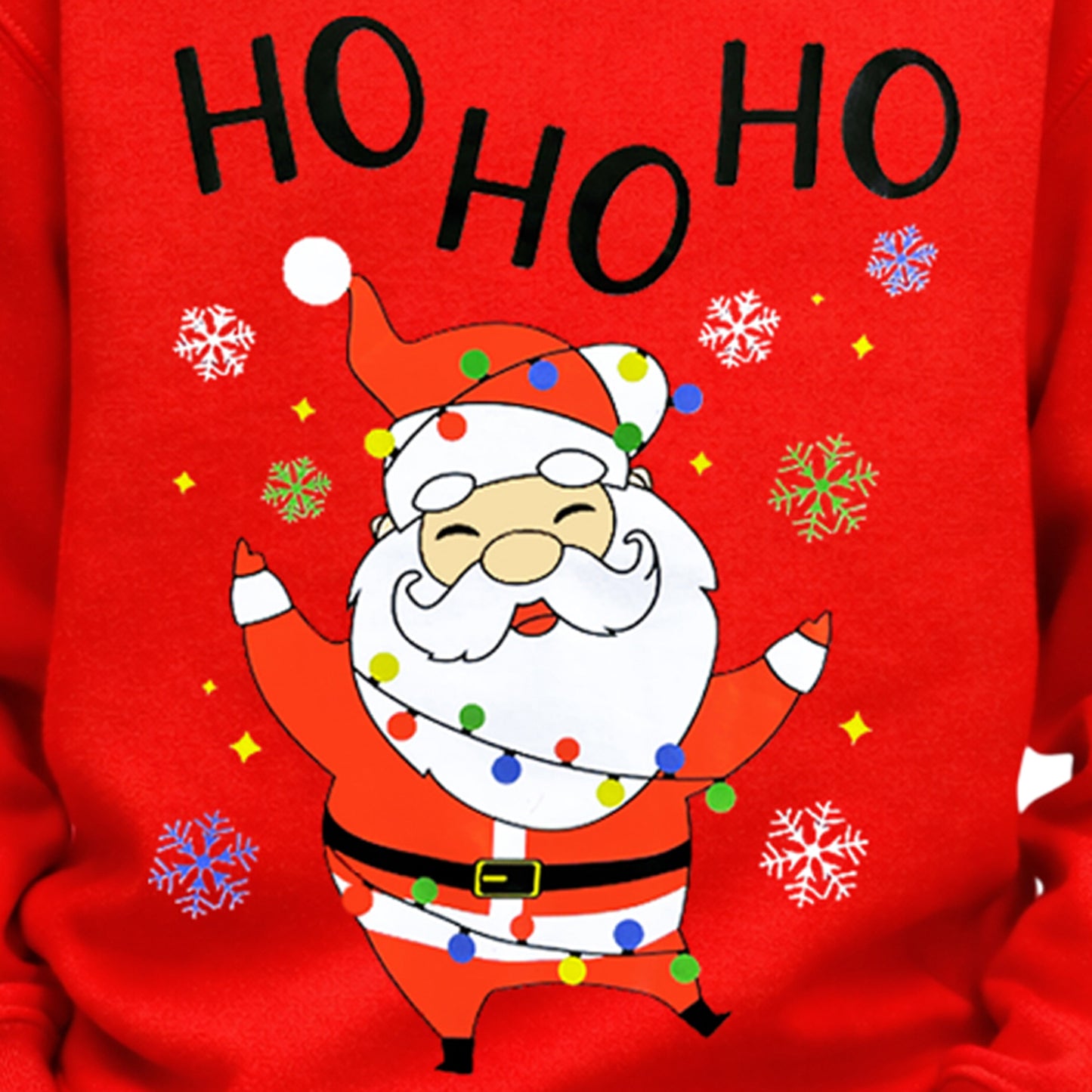 KUCHIPOO Boys and Girls Santa Claus Sweatshirt