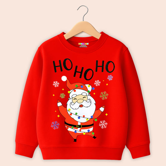 KUCHIPOO Boys and Girls Santa Claus Sweatshirt