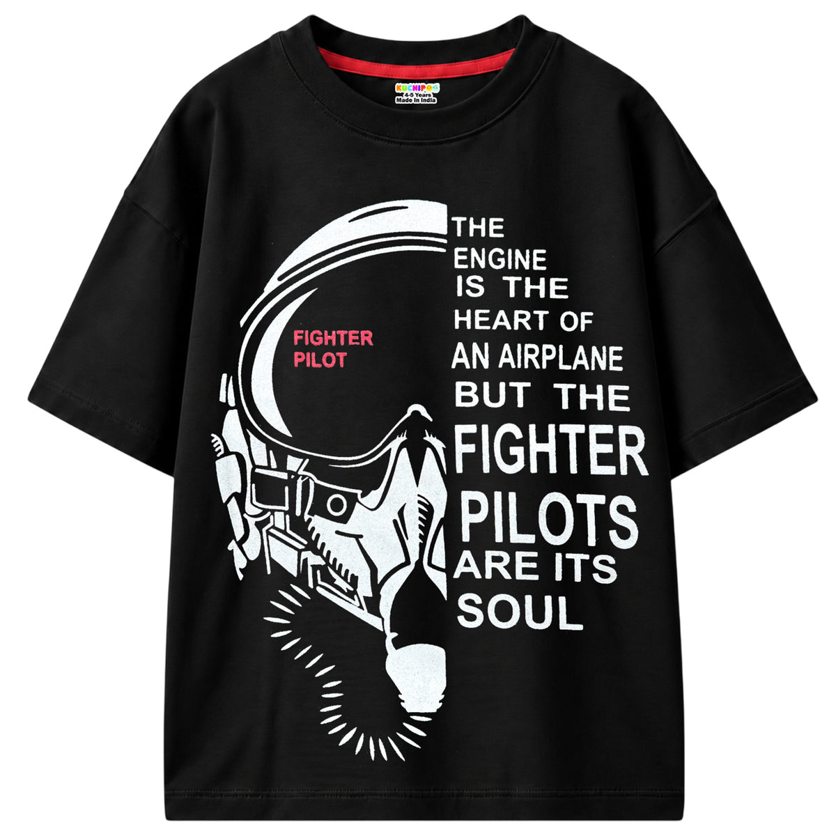 KUCHIPOO Boys Half Sleeves T-Shirts