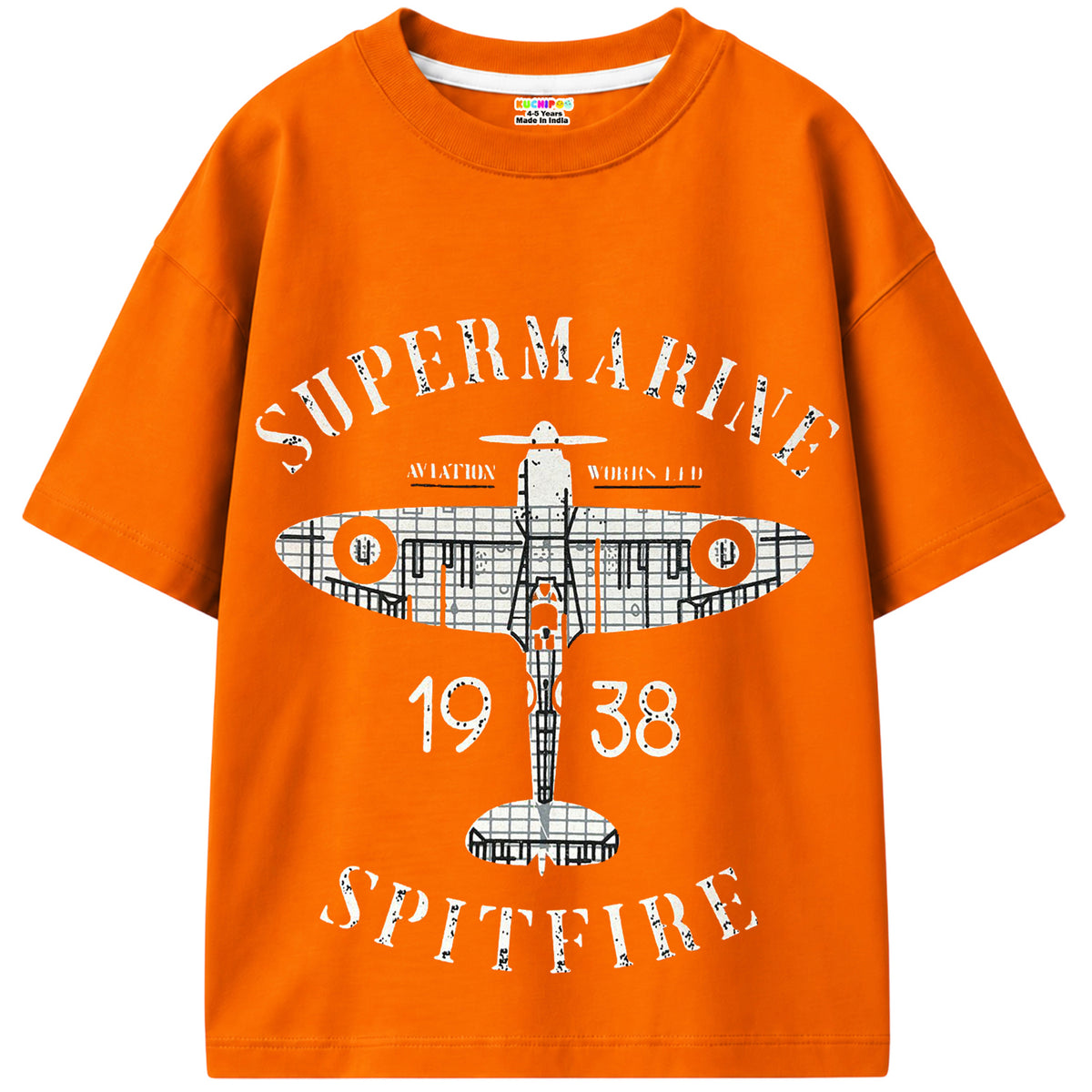 KUCHIPOO Boys Half Sleeves T-Shirts