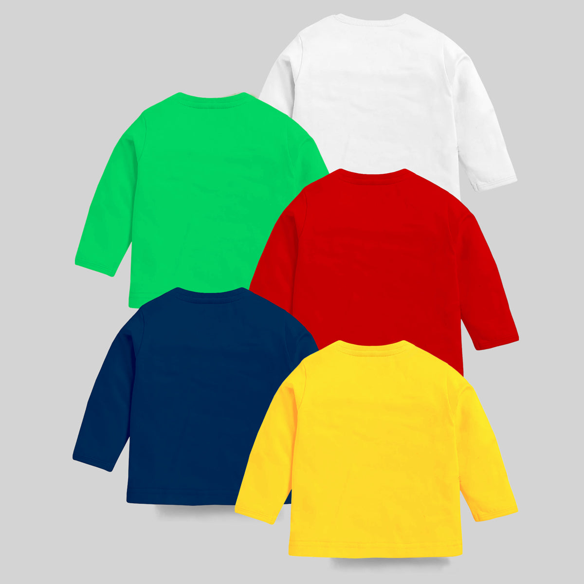KUCHIPOO Baby Boys and Baby Girls Full Sleeves T-Shirts