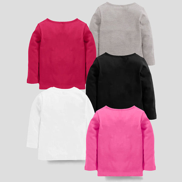 KUCHIPOO Girls Full Sleeves T-Shirts
