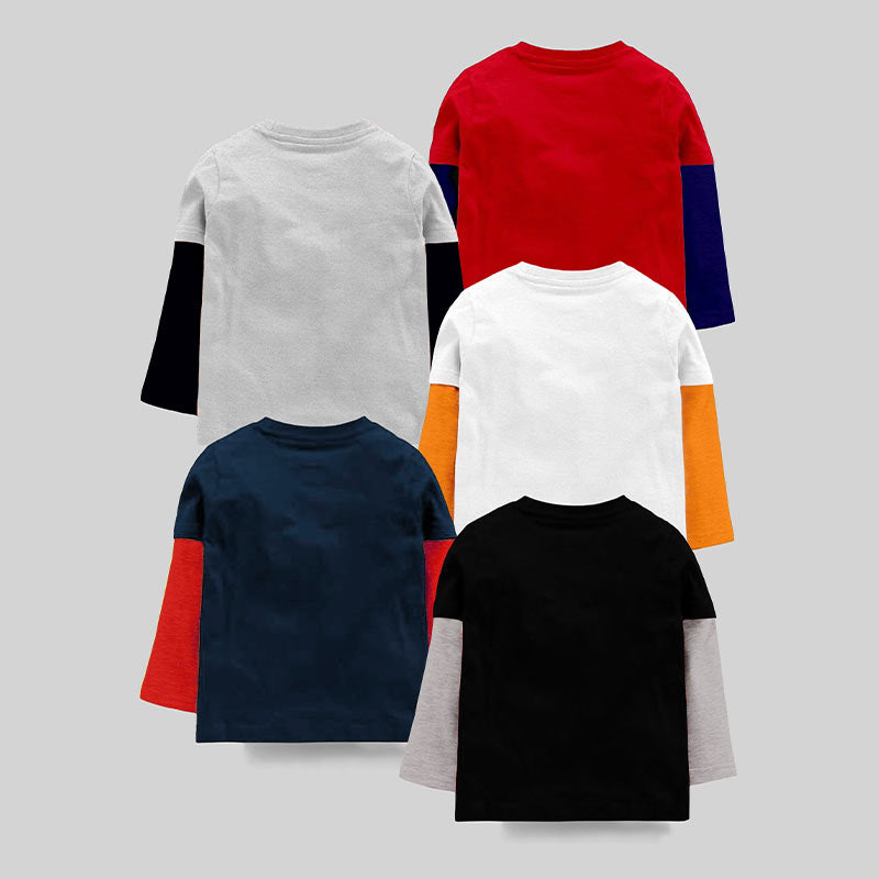 KUCHIPOO Boys Full Sleeves T-Shirts