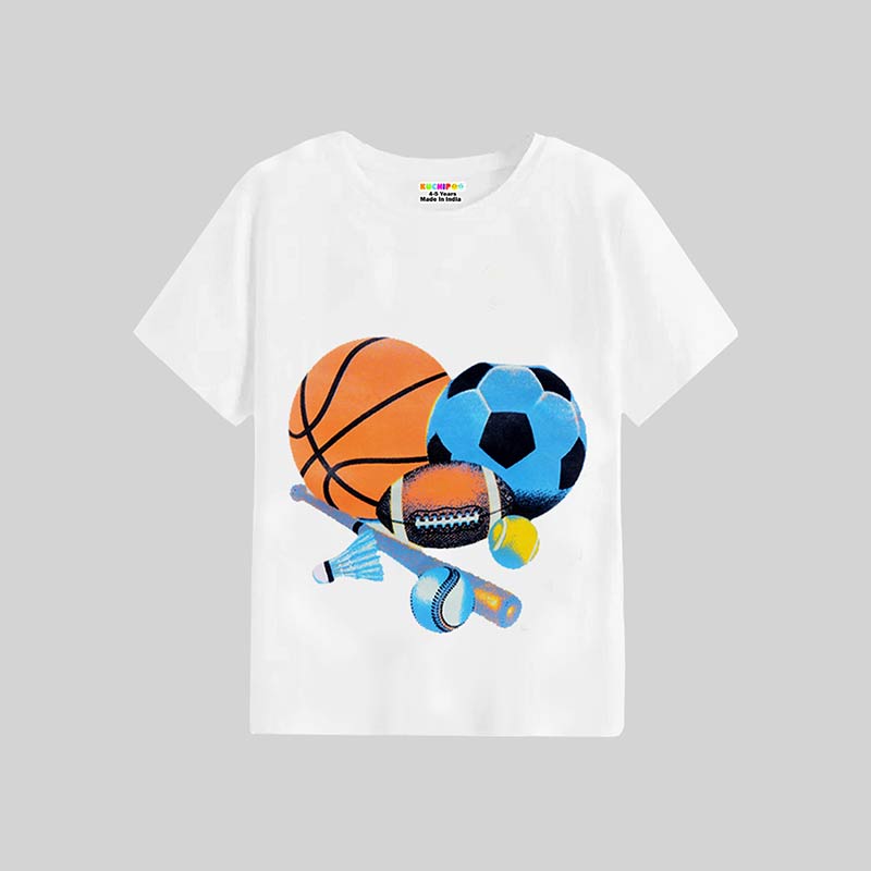 KUCHIPOO Boys Half Sleeves T-Shirts